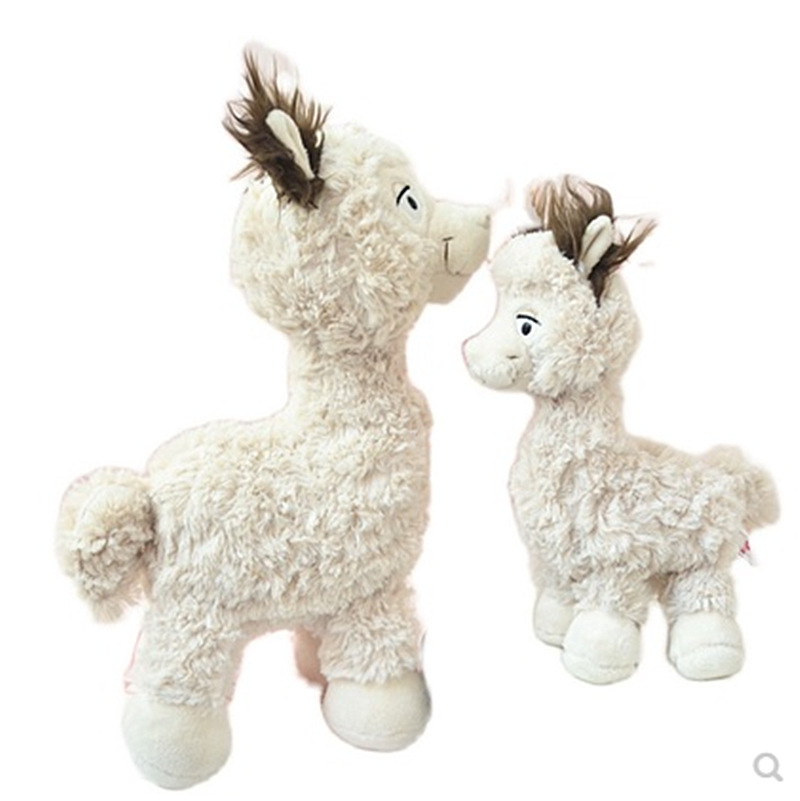 Alpaca comercio exterior nuevo estilo pony simulación peluche muñeca calmante muñeca muñeca regalo de cumpleaños al por mayor