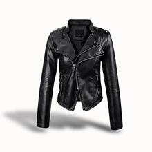 hot women leather jackets and blazers autumn winter coat