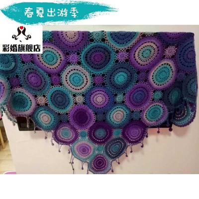 段染毛线 渐变色 断染羊 毛线 彩虹线 长段染羊毛线 乐谱线长断染