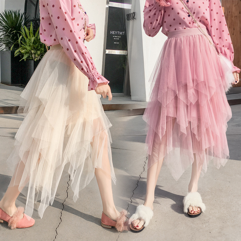 Summer Fashion Solid Color Polyester Knee-length Skirts display picture 1