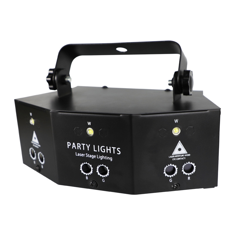 9 Eyes DMX512 RG Laser Light Disco KTV Stage Lighting Party