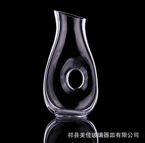 Glass design crystal artificial wine decanter
