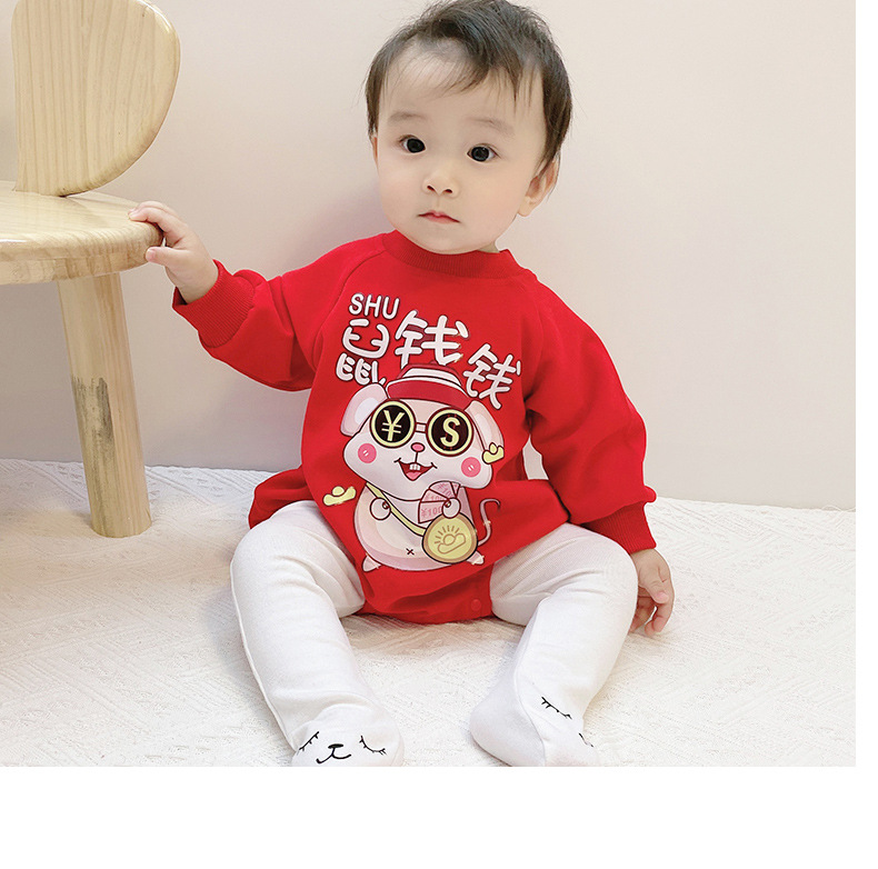 Summer New Bodysuits From March To June, Male And Female Baby Cute Rat Clothes Wholesale display picture 8