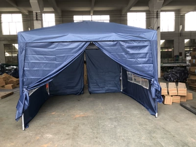Outdoor Foldableing Tent Semi-automatic Çadırlar - dark-blue-3-4-people