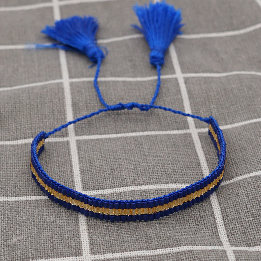 European And American Simple Geometric Beaded Mgb Personality Rice Bead Woven Small Bracelet Female display picture 4