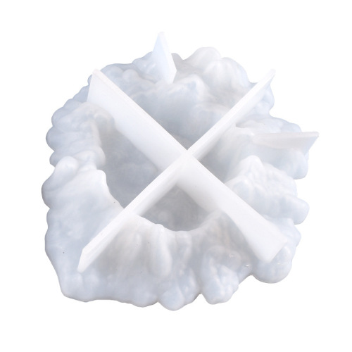 Poppy diy crystal glue mold homemade creative mountain ashtray silicone mold factory direct sale