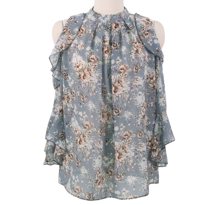 Chemisier en Mousseline de soie - Ref 3429386 Image 5