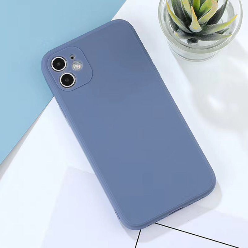 手机硅胶藏青色手机保护套