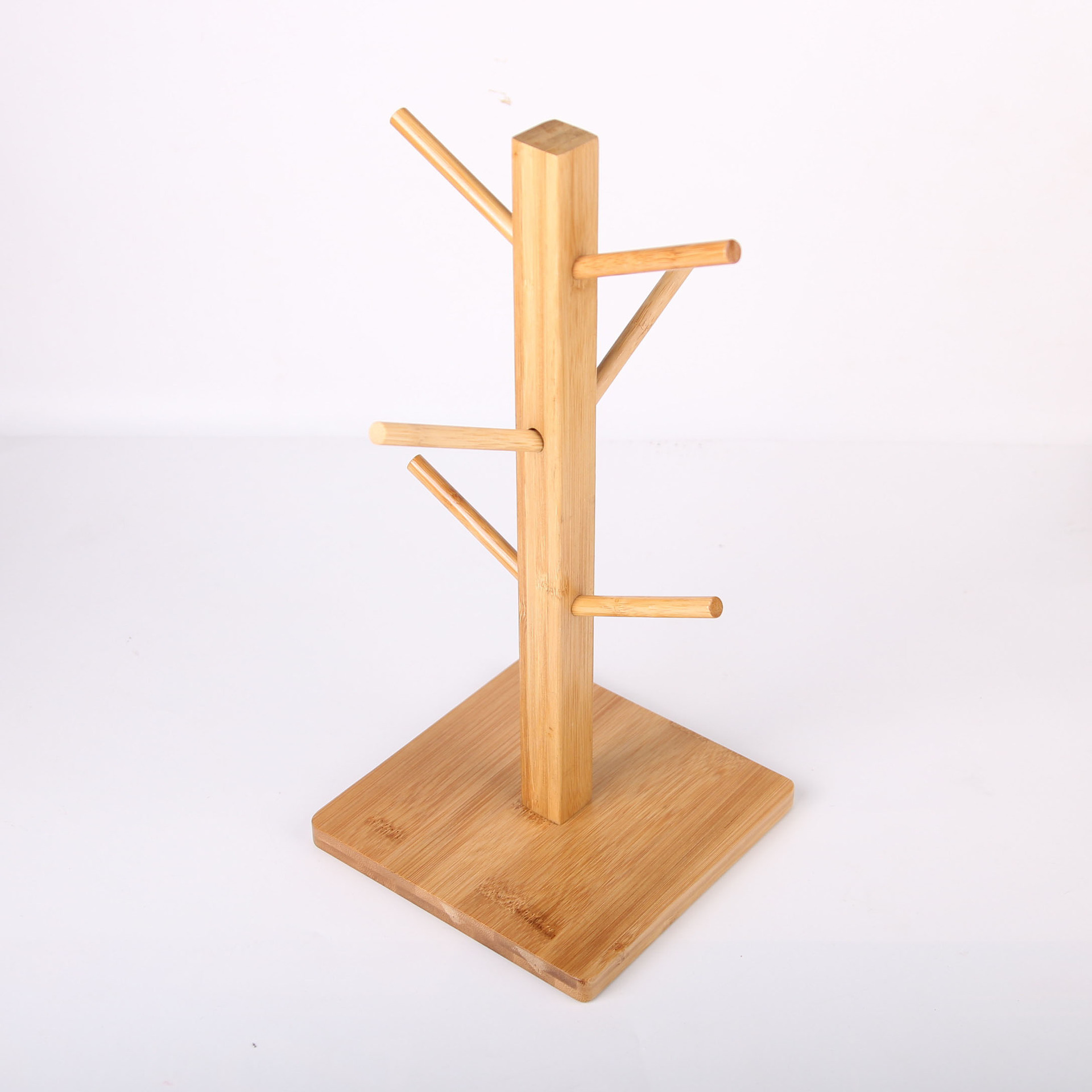 팩토리 다이렉트 일본식 ZAKKA 심플 트리형 컵 홀더 크리에이티브 대나무와 우드 테이블 사이드 워터 컵 레드 와인 컵 드레인 랙