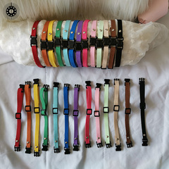 Hot-selling Korean Fleece Pet Collars, Handmade DIY Accessories: Dog Decorative Necklaces & Cat Accessories, Including Identification Tags