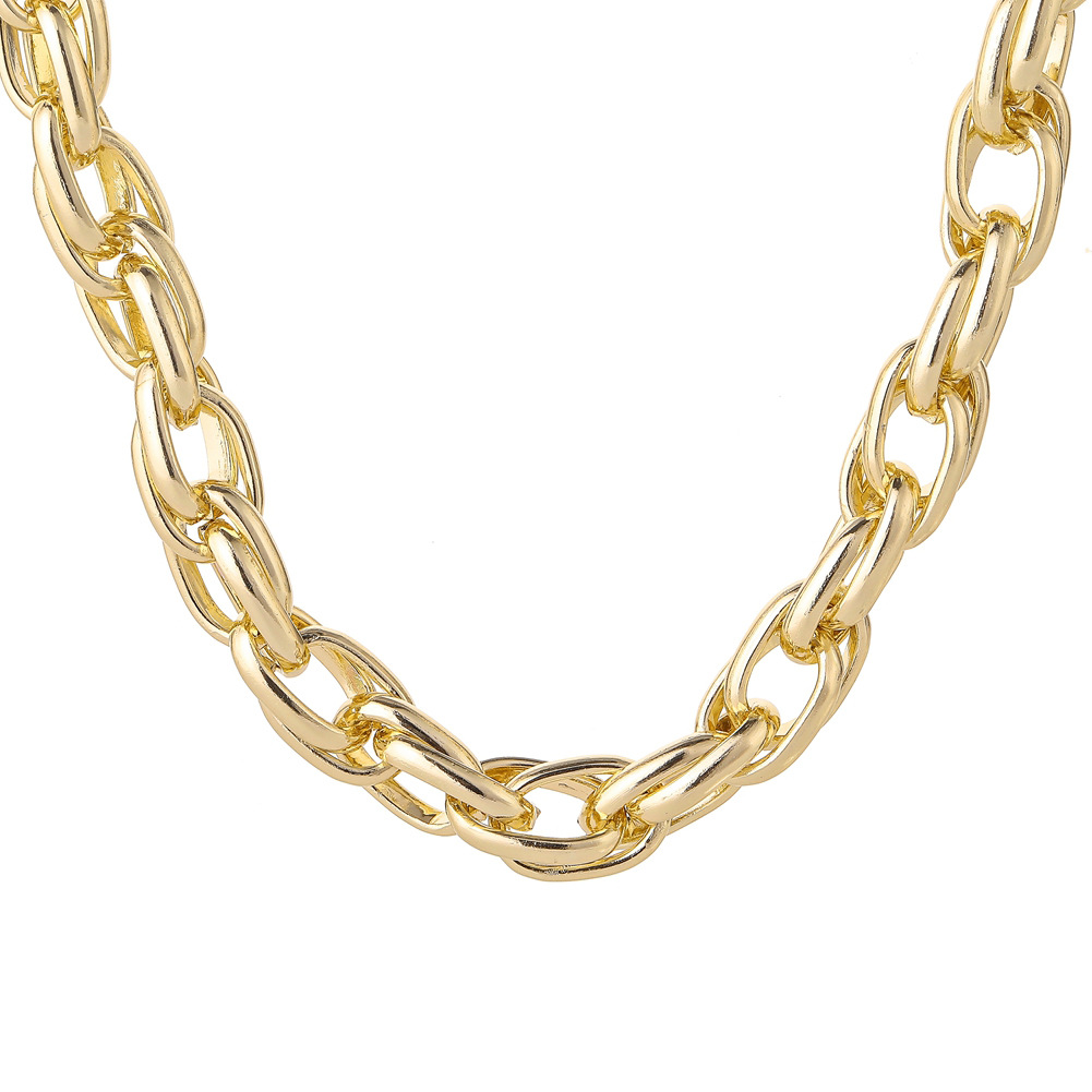 Fashion U Shape Iron Plating Unisex Necklace 1 Piece