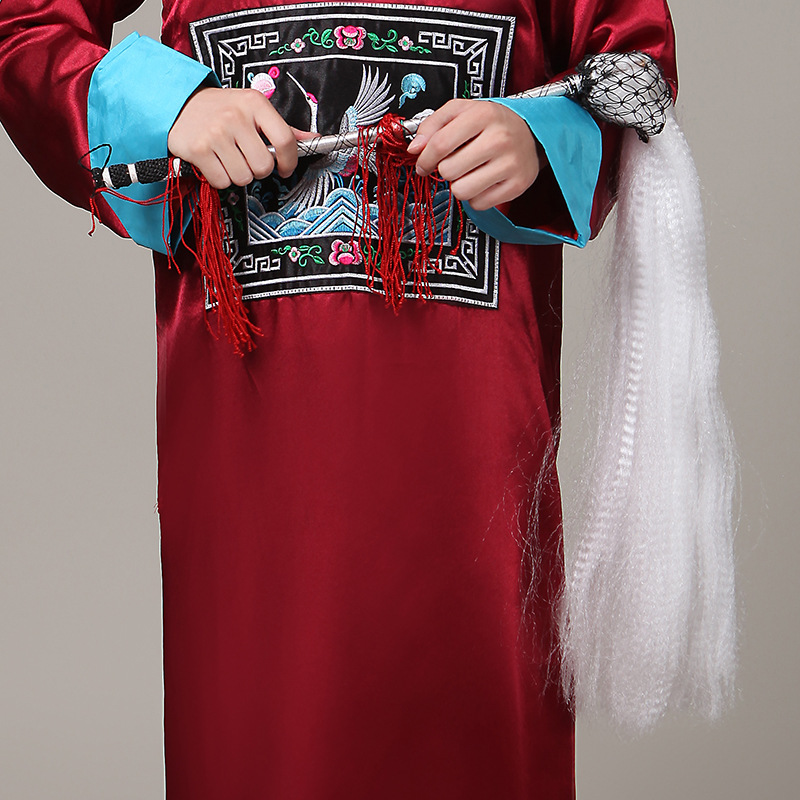 Qing Eunuch Father clothing Ancient Eunuch Hand prop Whisk Rejection child show