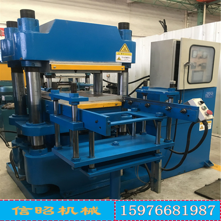 现货二手200T平板硫化机 200吨全自动 硅橡胶制品专用2RT前顶开模