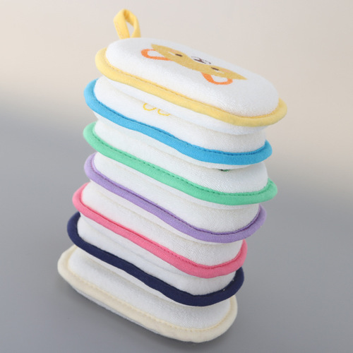 Baby bath cotton baby bath wipe sponge children's bath towel bath ball bath wipe newborn shampoo sponge bath towel