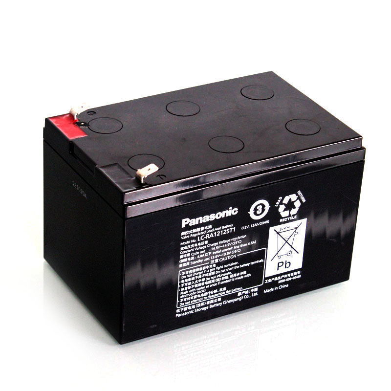 松下LC-RA1212ST1 12v12ah医疗设备UPS内置电池 蓄电池