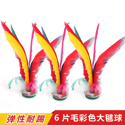 Manufactor Source of goods Feather Shuttlecock Six Shuttlecock Balls Large color shuttlecock student Fitness Entertainment Sporting Goods