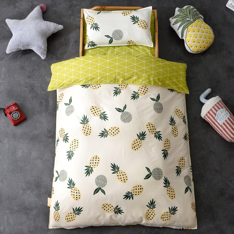 kindergarten quilt kindergarten Three pure cotton Bedding children quilt Siesta winter baby quilt with cotton wadding thickening