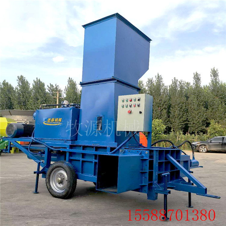 厂家供应青储饲料卧式套袋液压打包机2缸液压打包机