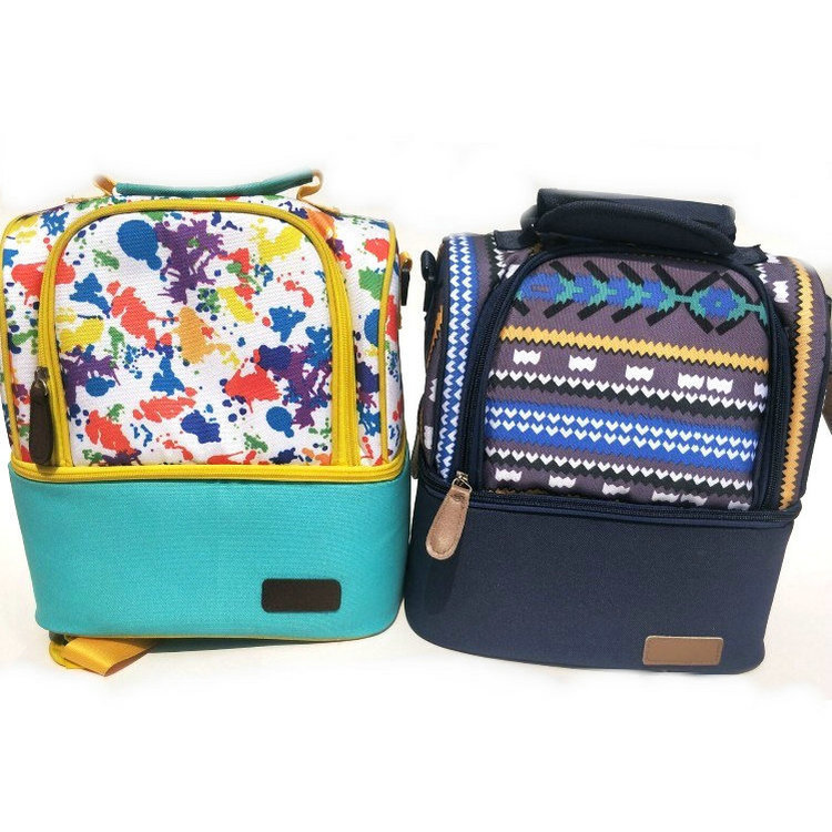 厂家现货供应大容量双层手提妈咪母乳冷藏包保温包