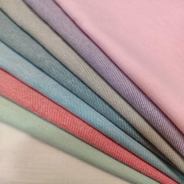 涤棉梭织布 TC棉混纺无光丝喷气牛津纺服装面料