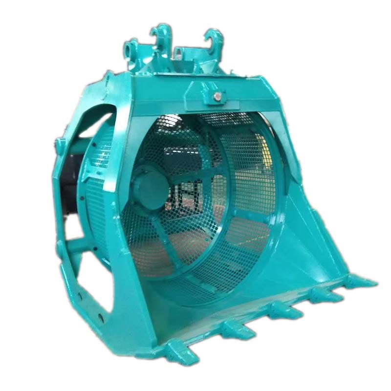 Sand Gravel Excavator Rotary Sieve Excavator Hydraulic Sieve Custom Drum Grids Sieve