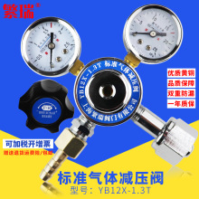 繁瑞标准气体减压阀YB12X-1.3T混合高纯气2升4升8升小钢瓶调节器
