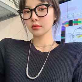 MONA同款毛衣链项链做旧金属女网红爆款长款毛衣OP065896叠戴