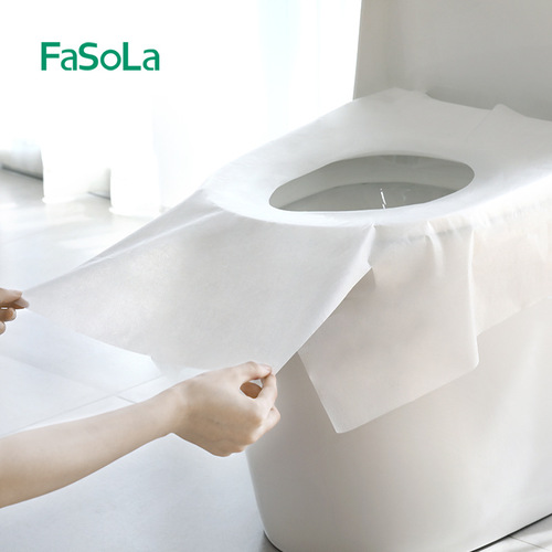 FaSoLa disposable toilet mat maternity travel maternity toilet paper thickened toilet cover seat paper