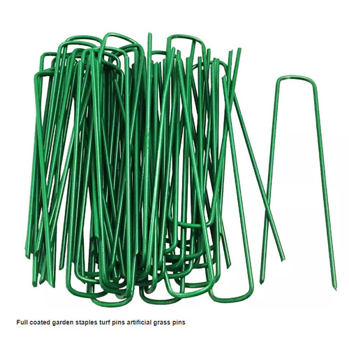 Grass nail U-shaped nails for lawn, grass cloth fixing nails, 3D grid geotextile film galvanized ground nails, gardening nails