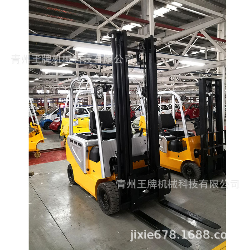 电动叉车四轮小型全电动叉车1吨2吨3吨铲车 全自动液压电动堆高车
