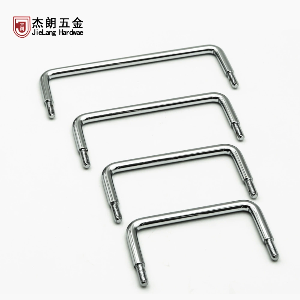 304 дверная ручка шкафа из нержавеющей стали внешний винт зуб ящик для инструментов ручка электрический шкаф железная хромированная U-образная промышленная металлическая ручка