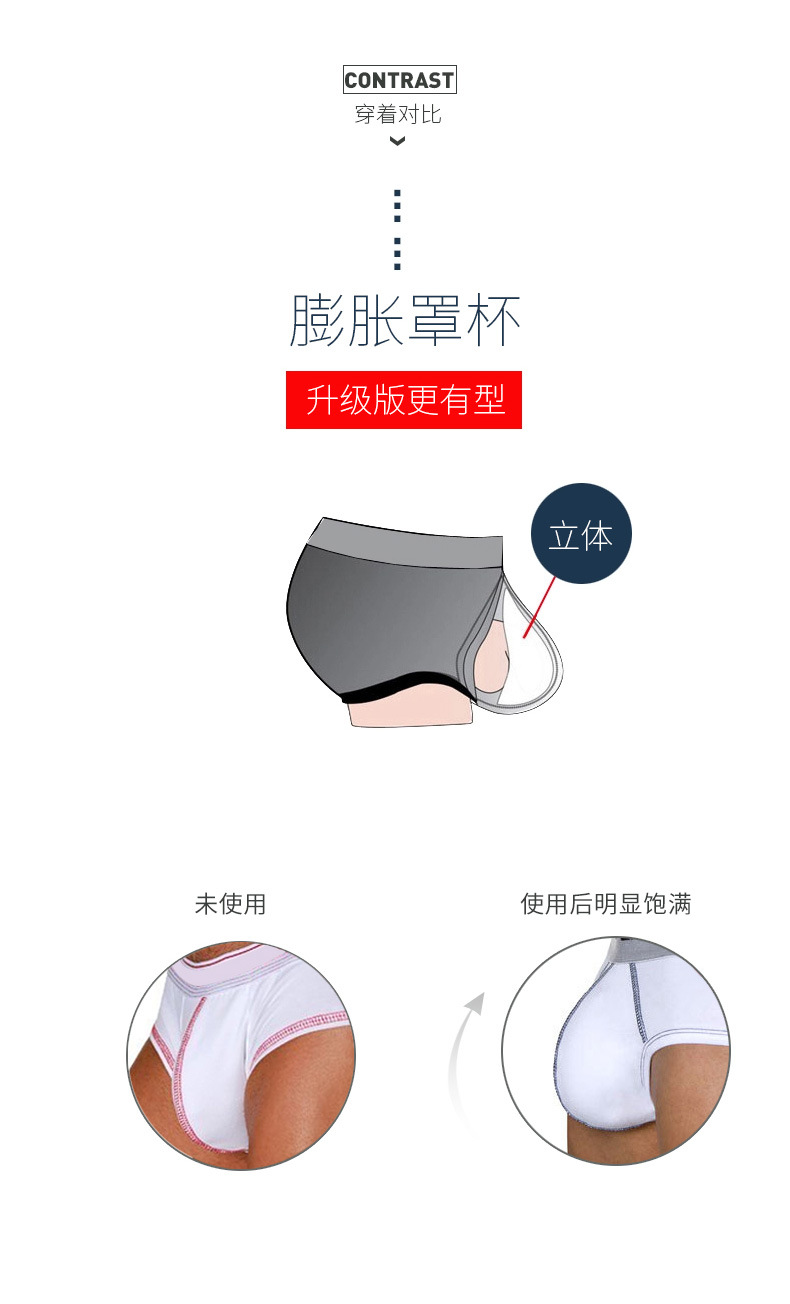 罩杯使用前后对比