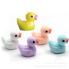 B.Duck, small resin, decorations, jewelry, props, duck, handmade, micro landscape