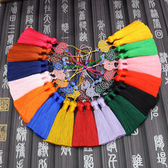 手工編織雙頭流蘇穗子古風漢服中國結配飾祥雲蝴蝶吊墜壓襟金錢結