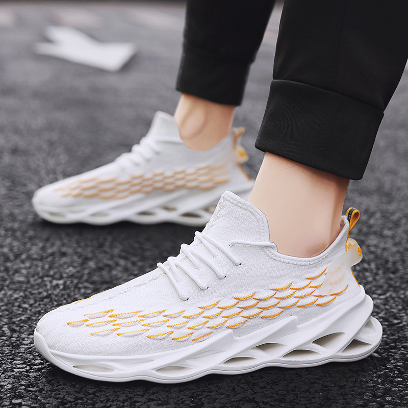 sports students fashion running spring and autumn new running leisure new dad students Korean version of men's shoes 5 undefined