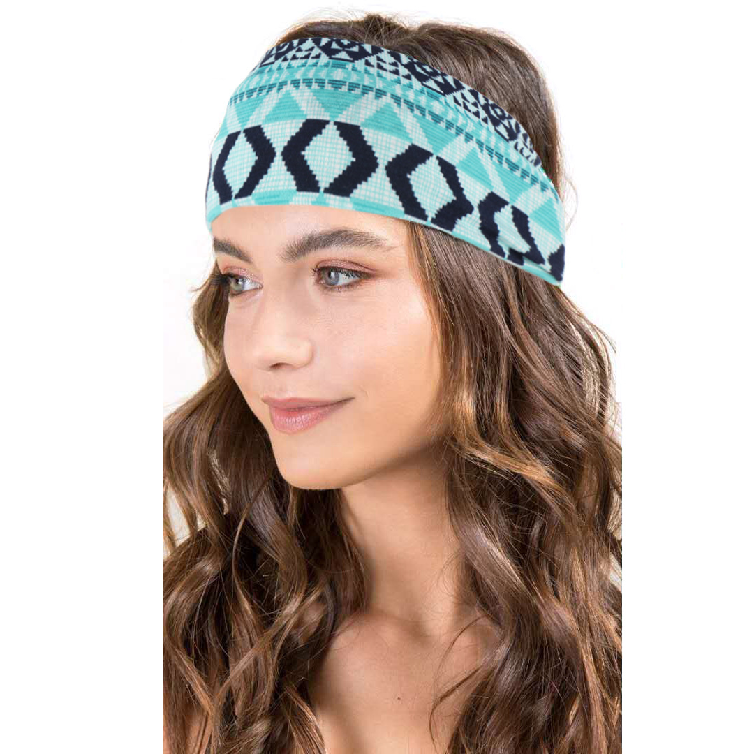 Multicolor Rayado Algodón Bandana Para El Cabello Suave Yoga Deportes Diadema Elástica Al Por Mayor Nihaojewerly display picture 12