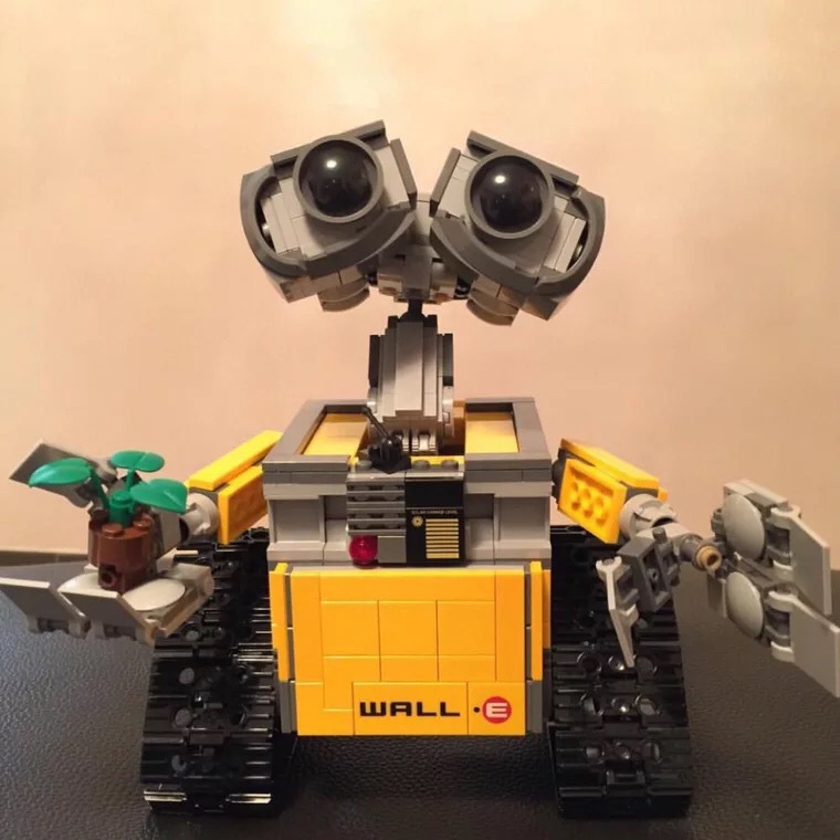 益乐307大电影WALL-E瓦力机器人男孩子益智拼装模型积木玩具