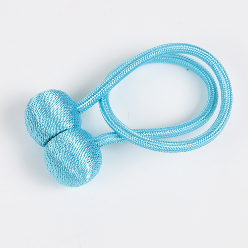 Simple curtain earphone magnetic buckle No punching polyester silk earphone magnetic buckle Home office curtain buckle wholesale
