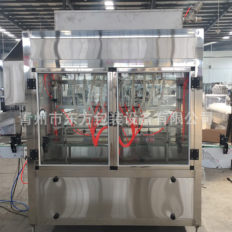 全自动灌装设备 直线式液体灌装机械生 产线保健酒灌装机厂家供应