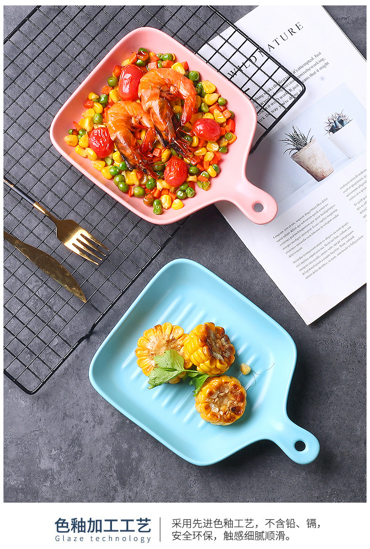 单柄条纹烤盘_04