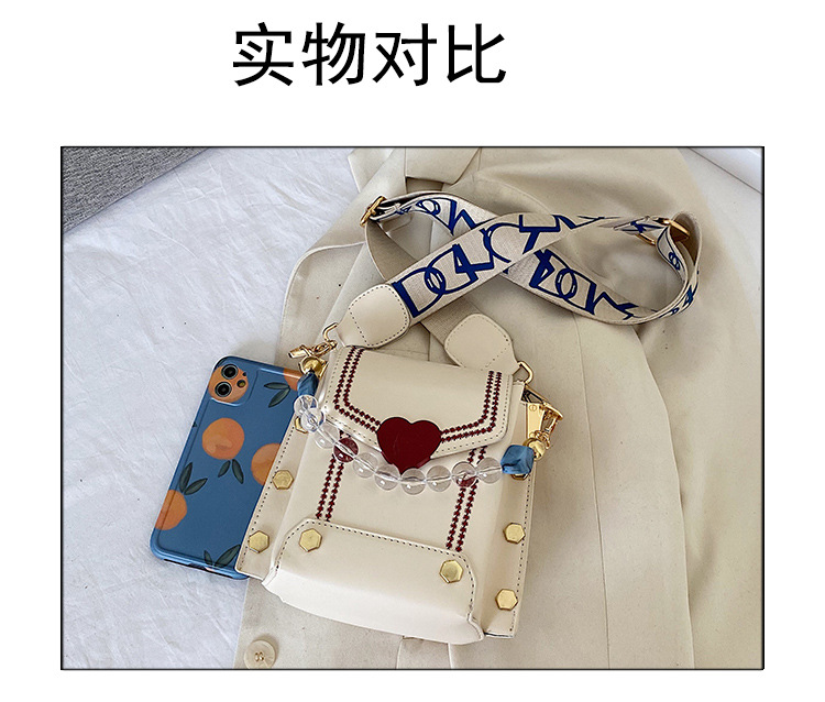 Summer New Trendy Wild Portable Broadband Messenger Shoulder Mobile Phone Ladies Small Bag display picture 8