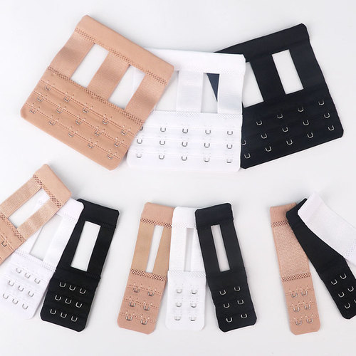 Bra adjustment back buckle extra long buckle elastic extension buckle elastic underwear extension belt telescopic buckle 1.0 two buckles