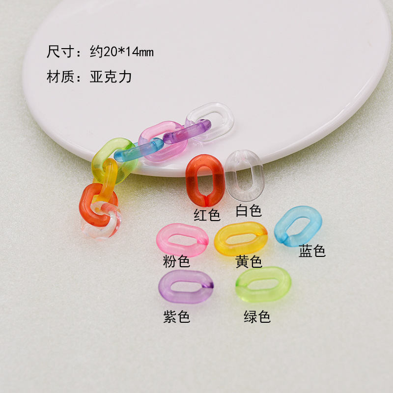 Acrylic colored plastic dog buckles, lobster buckles, bag chain buckles, accessory buckles, DIY accessory parts pic 5