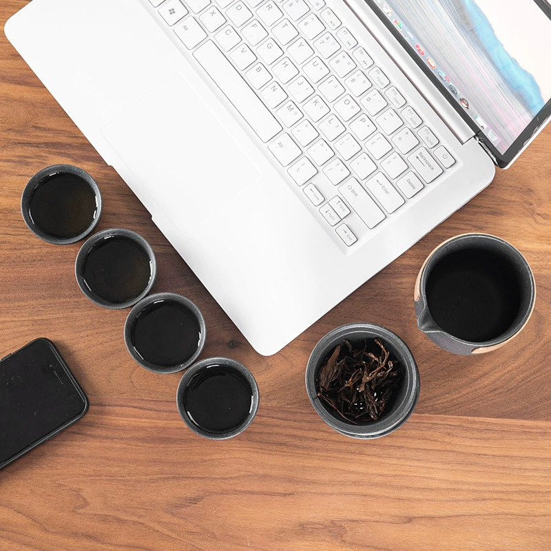 Handheld tea set for traveling, Birthday gift