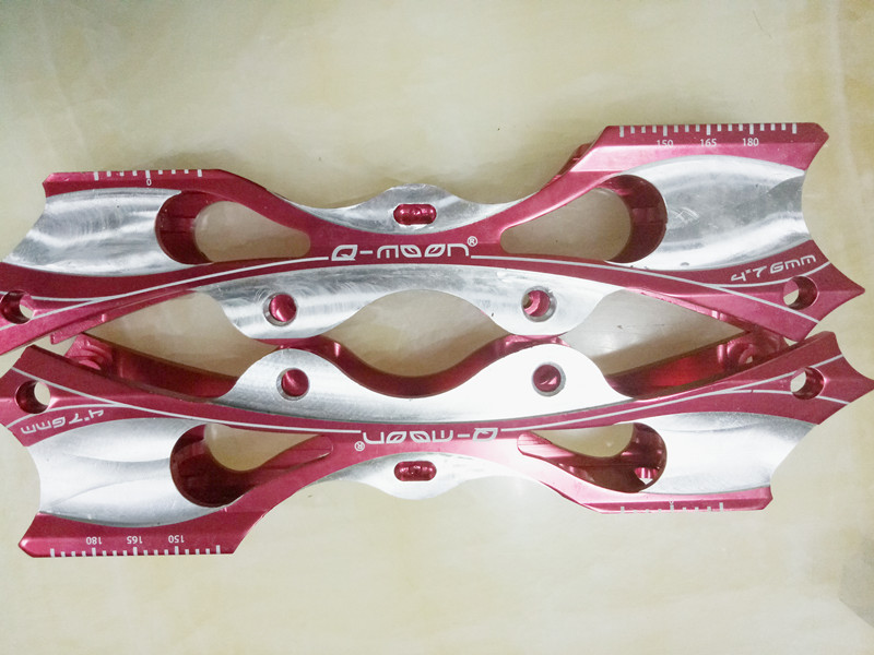 加厚CNC一体铝合金支架 架子溜冰鞋 平花直排旱冰配件五金铁架|ru