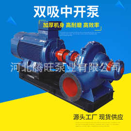 无堵塞排水泵  12SH-28 铸铁耐磨 卧式管道双吸泵 价格低廉
