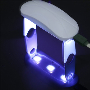 Ультрафиолетовая лампа с ультрафиолетовой пленкой мини -светодиодная ультрафиолетовая складная лампа для противня