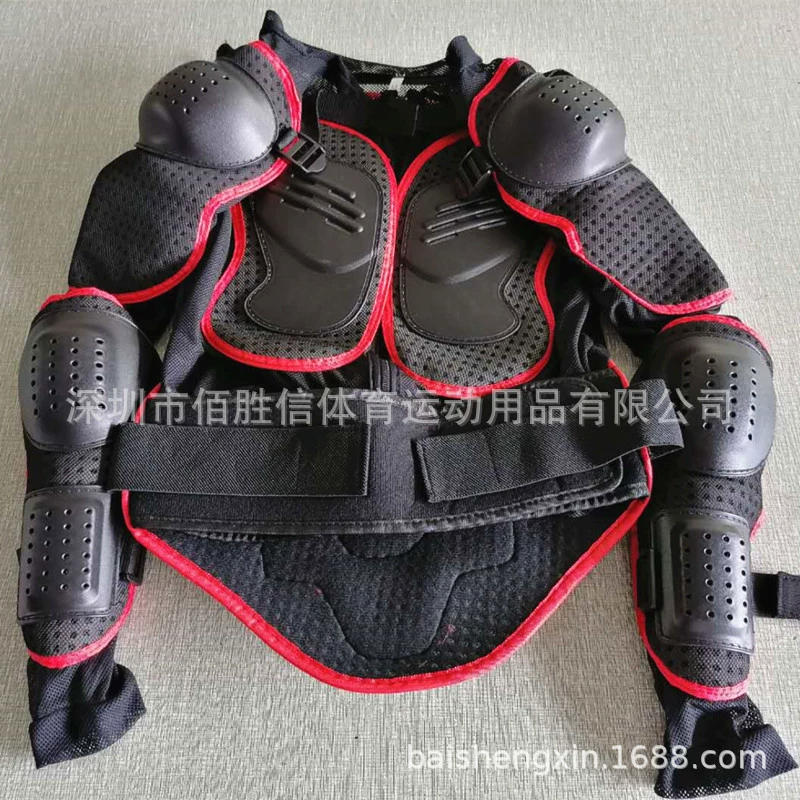 Защитное снаряжение для мотоциклистов: дышащий, легкий, противоударный защитный жилет с квадратными отверстиями для защиты груди и спины, оптом от производителя.