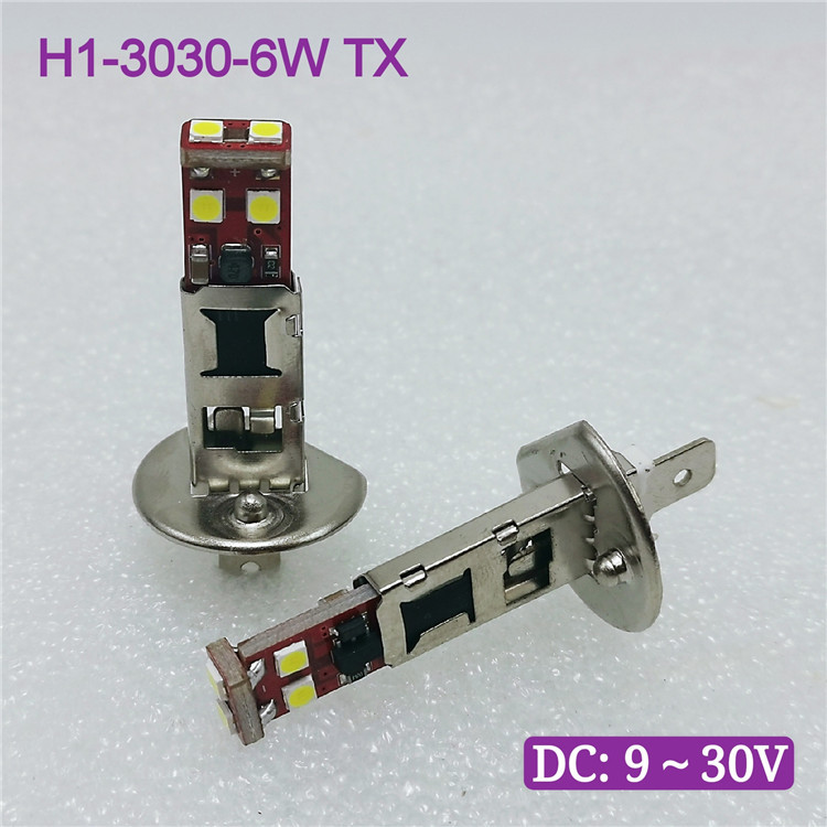 新款LED霧燈H1-3030-6W 帶恒流原廠燈泡尺寸1:1設計工廠直銷