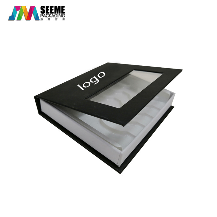 定制包装纸盒 假睫毛磁铁盒 长方形睫毛包装盒